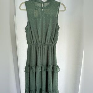 Sage green mini dress size M